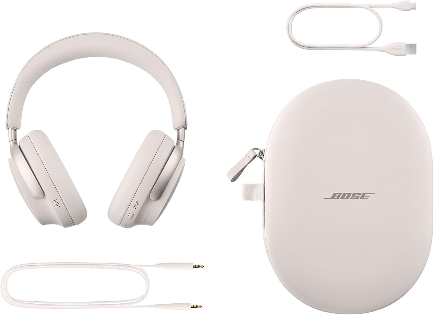 Bose QuietComfort Ultra Słuchawki bezprzewodowe z redukcją szumów i dźwiękiem przestrzennym, słuchawki nauszne z mikrofonem, do 24 godzin pracy na akumulatorze, Czarny