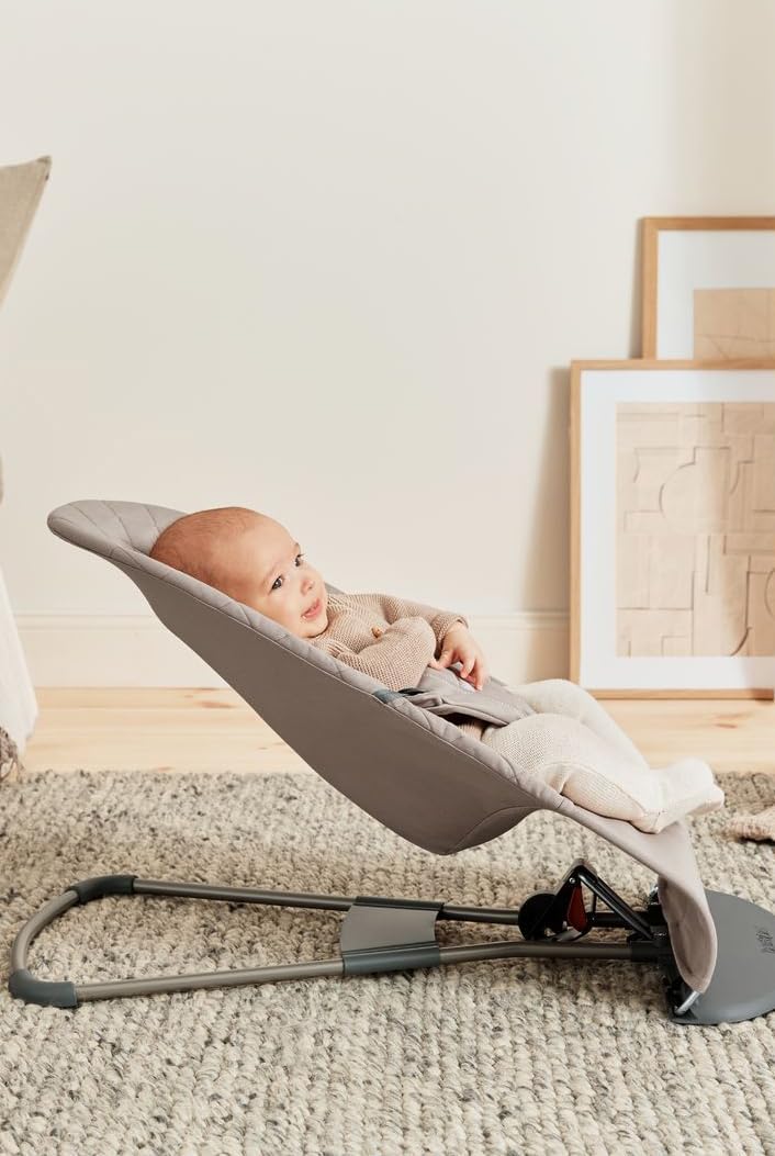 BabyBjörn Bliss bujaczek niemowlęcy, tkany, klasyczne pikowanie, piaskowo-szary