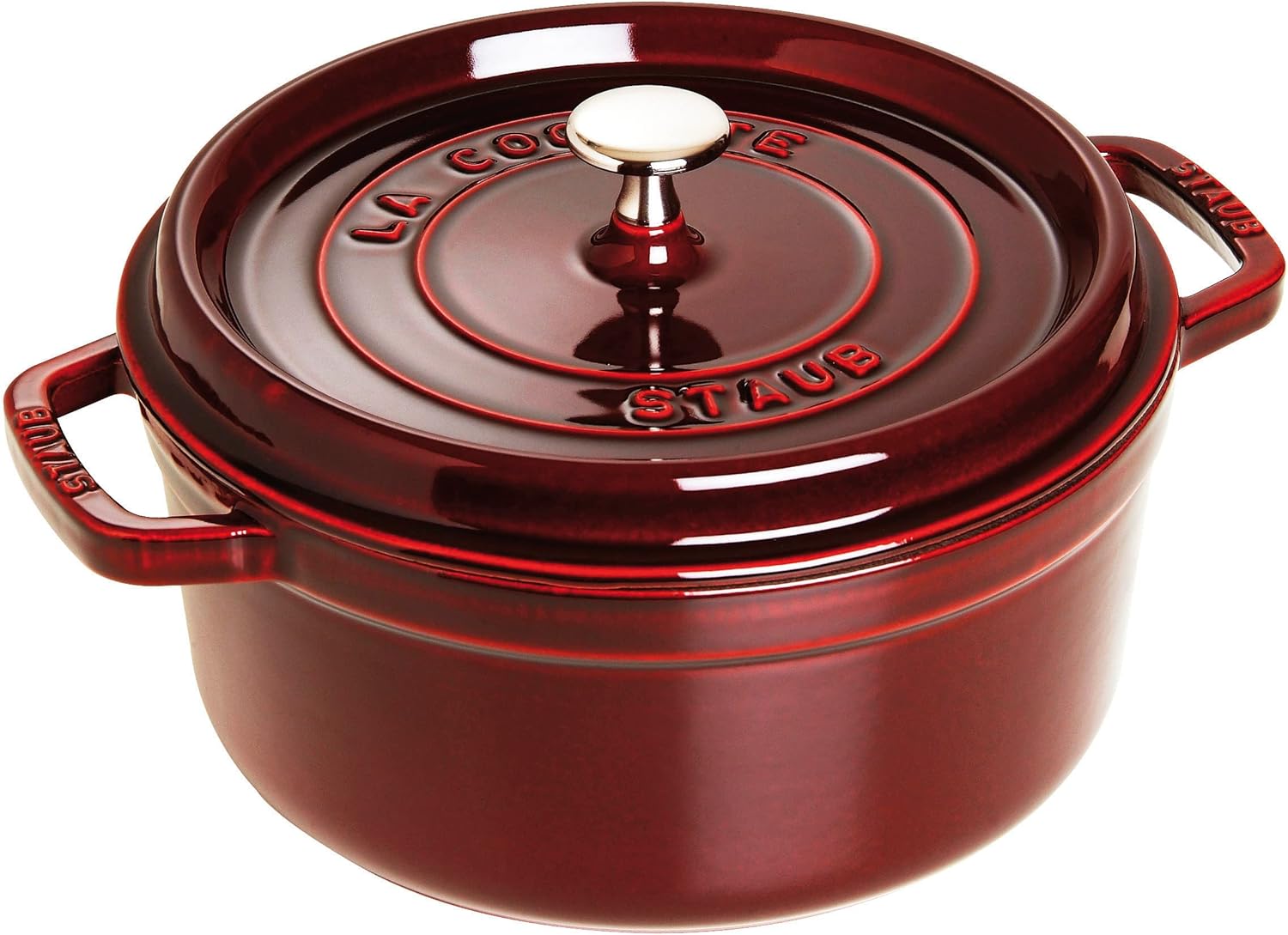 STAUB Garnek żeliwny, okrągły 28 cm, 6,7 L, Czarny