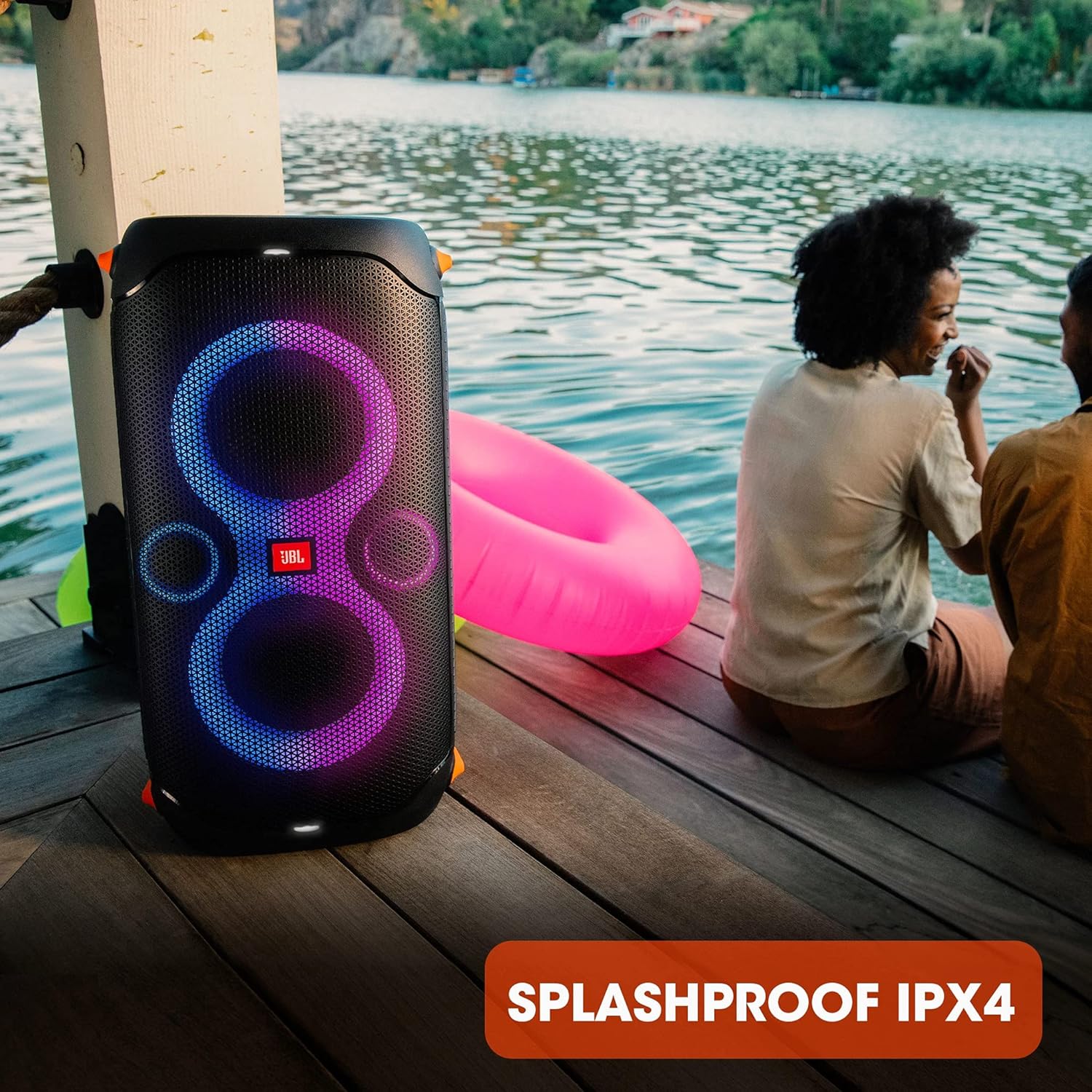 Jbl Partybox 110 JBLPARTYBOX110EU Głośnik Bluetooth, Czarny, 24 x 69 x 2,5 cm