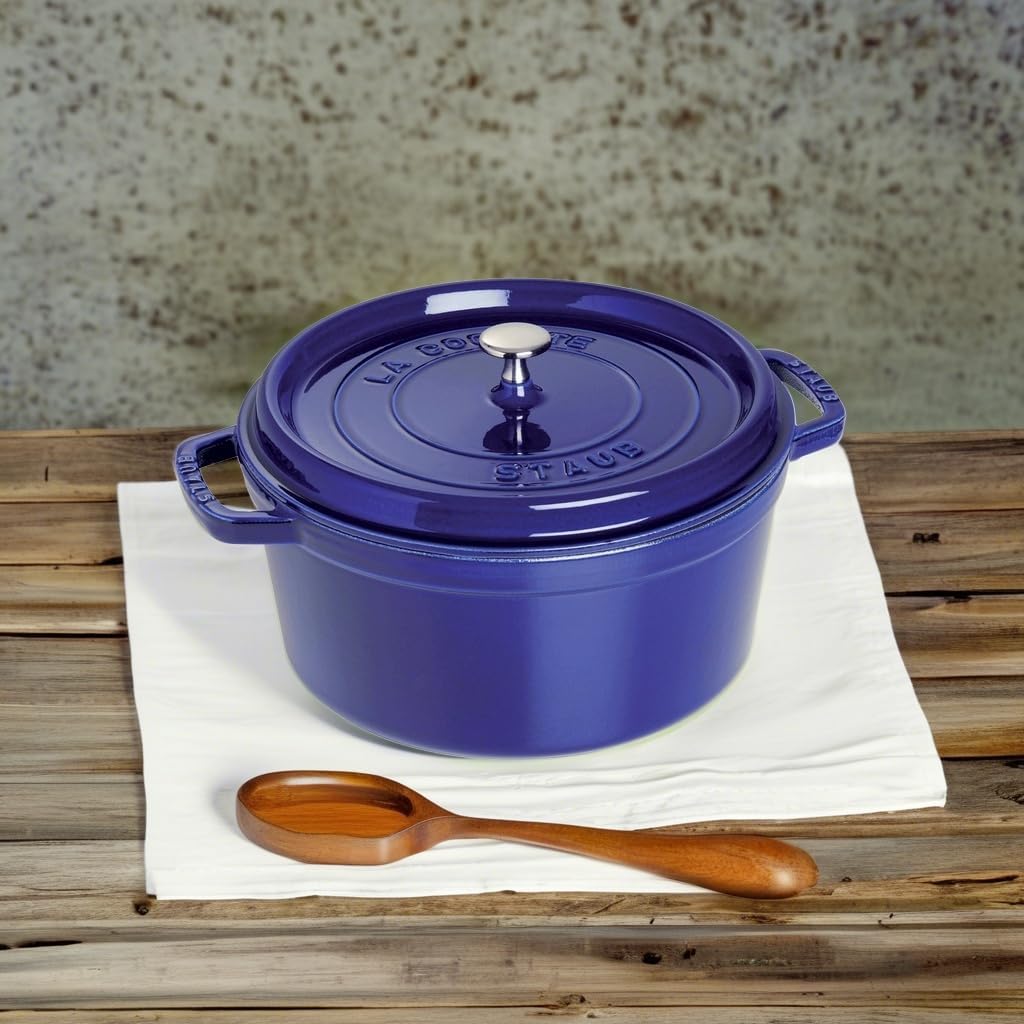 STAUB Garnek żeliwny, okrągły 28 cm, 6,7 L, Czarny