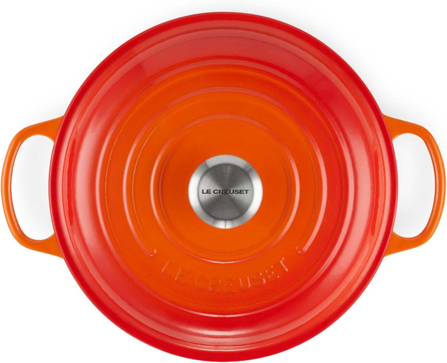Le Creuset Signature żeliwny garnek Gourmet, okrągły, Ø 30 cm, 3,5 l, do wszystkich rodzajów kuchenek włącznie z indukcyjnymi, 5,55 kg, czerwony piec