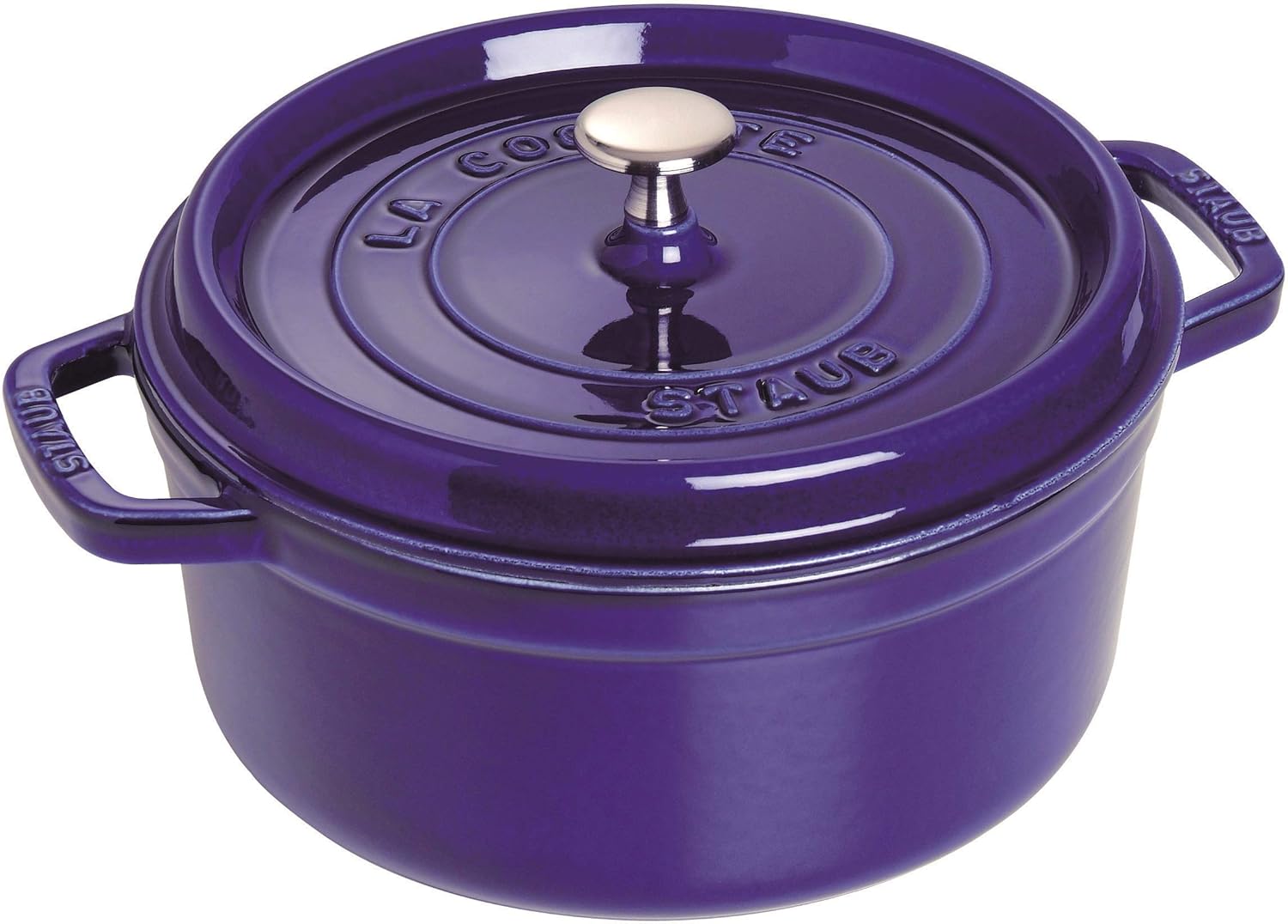 STAUB Garnek żeliwny, okrągły 28 cm, 6,7 L, Czarny