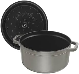 STAUB Garnek żeliwny, okrągły 28 cm, 6,7 L, Czarny
