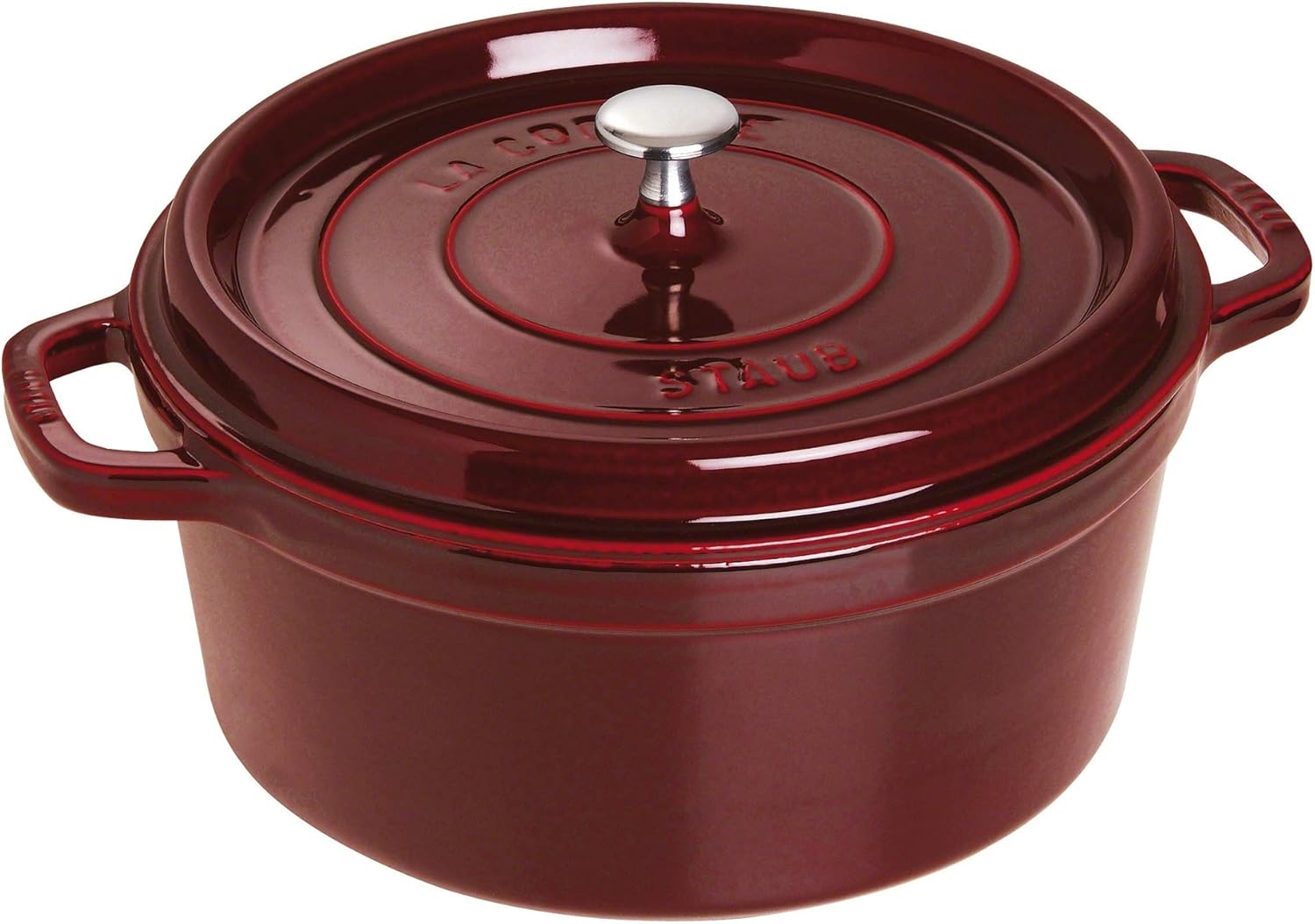 STAUB Garnek żeliwny, okrągły 28 cm, 6,7 L, Czarny