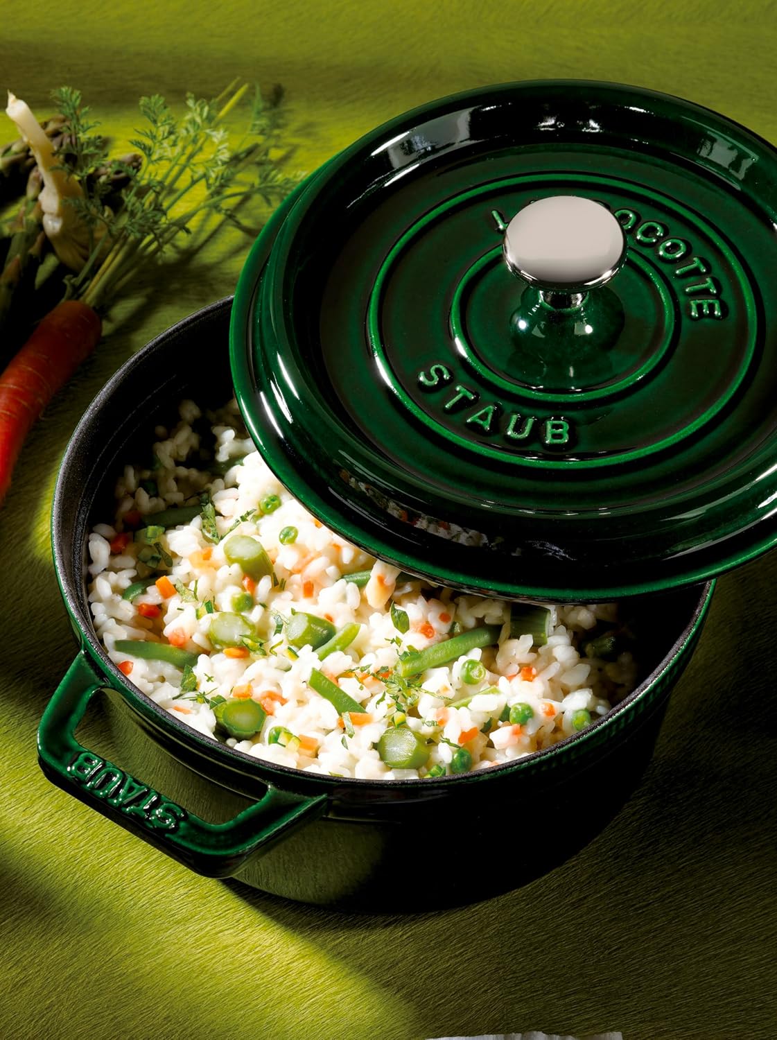 STAUB Garnek żeliwny, okrągły 28 cm, 6,7 L, Czarny