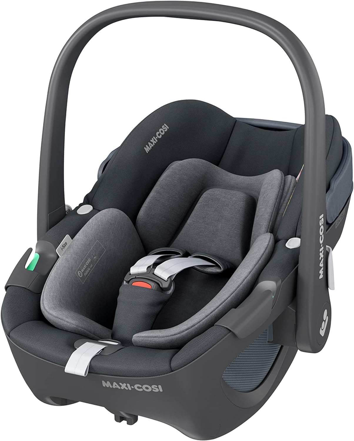 Maxi-Cosi Pearl 360 dla niemowlaka i-Size, Fotelik samochodowy obrotowy 360, od 3 miesięcy do 4 lat (61–105 cm), Obracanie jedną ręką, ClimaFlow, Uprząż z systemem Easy-In, G-CELL, Authentic Graphite