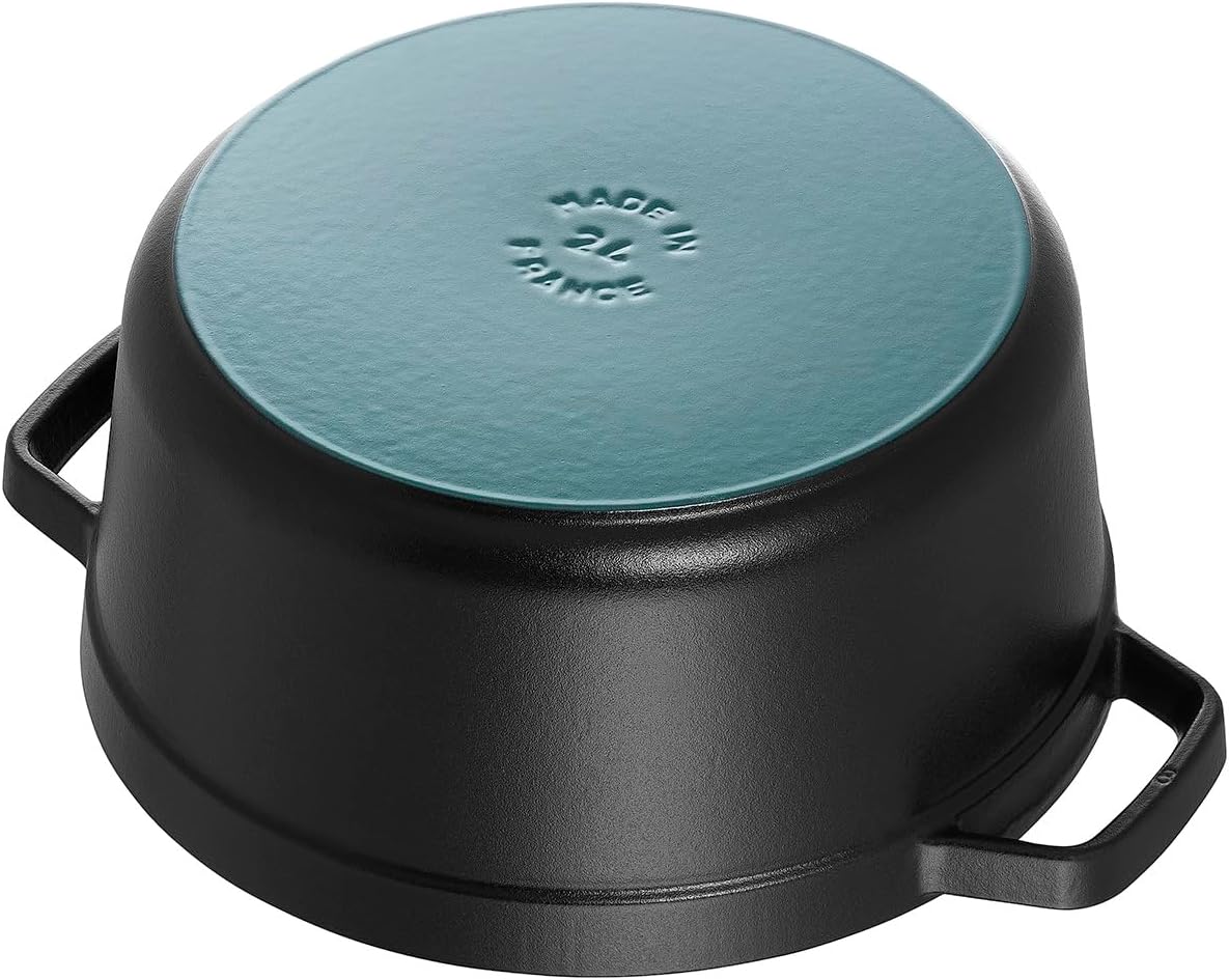 STAUB Garnek żeliwny, okrągły 28 cm, 6,7 L, Czarny