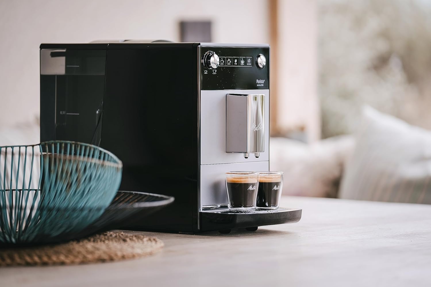 Melitta Purista Automatyczny Ekspres do Kawy, Srebrny, 1400W 220V