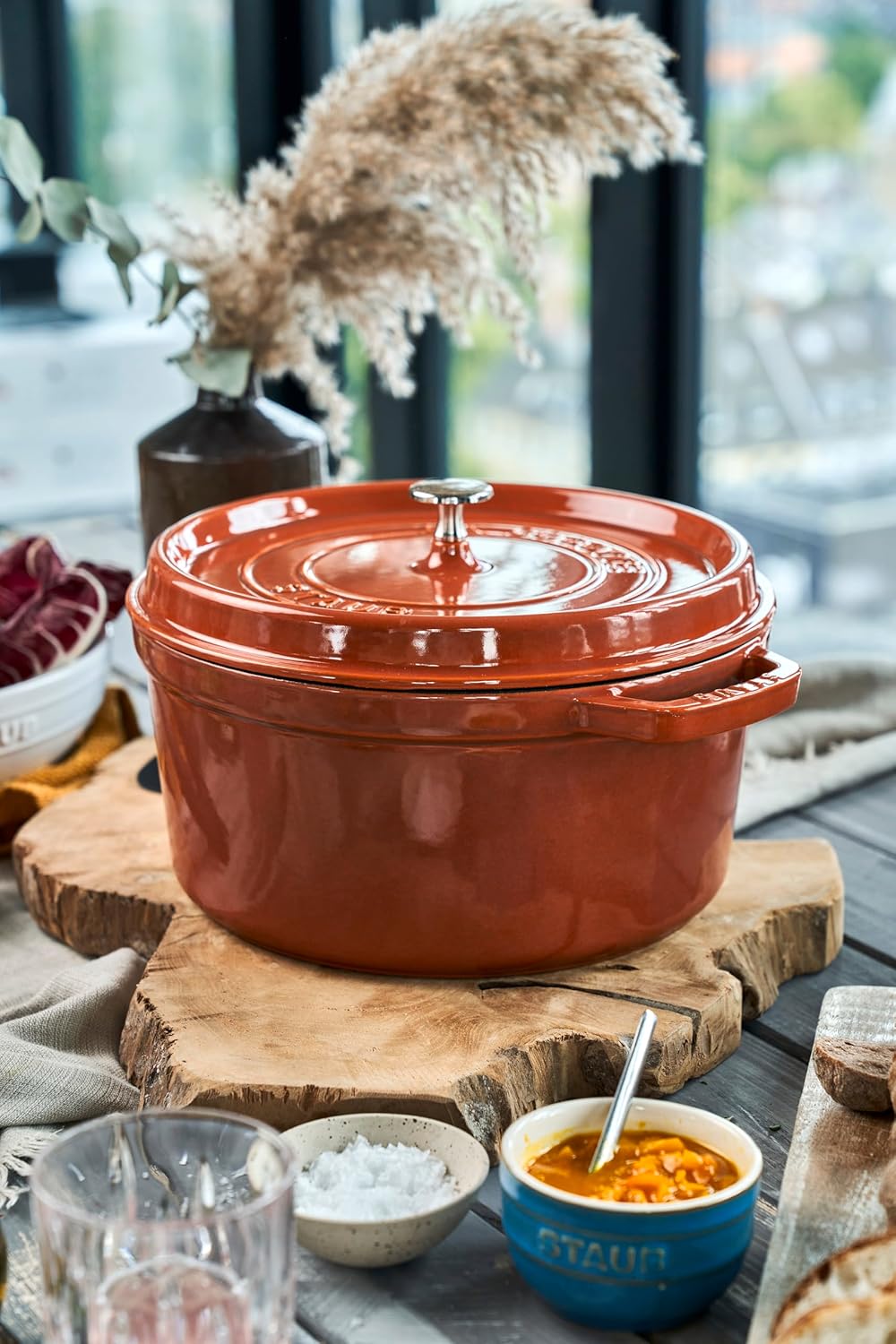 STAUB Garnek żeliwny, okrągły 28 cm, 6,7 L, Czarny