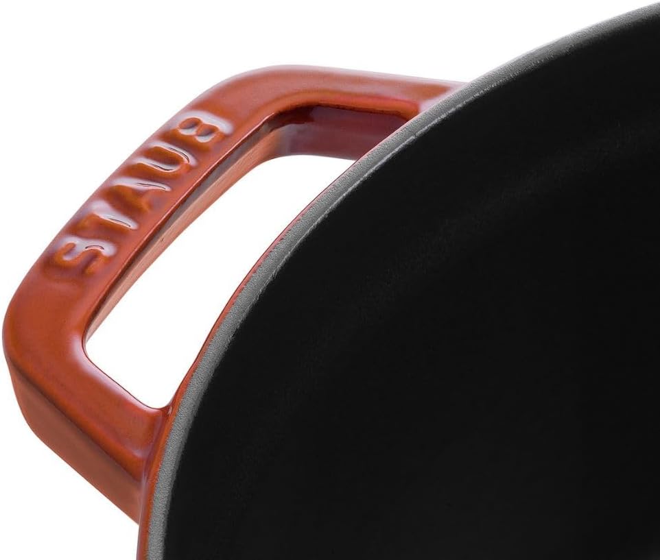 STAUB Garnek żeliwny, okrągły 28 cm, 6,7 L, Czarny