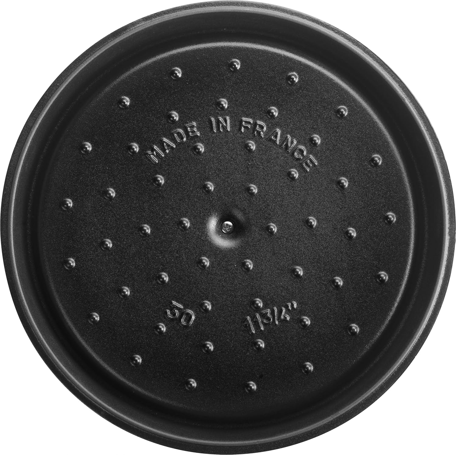 STAUB Garnek żeliwny, okrągły 28 cm, 6,7 L, Czarny