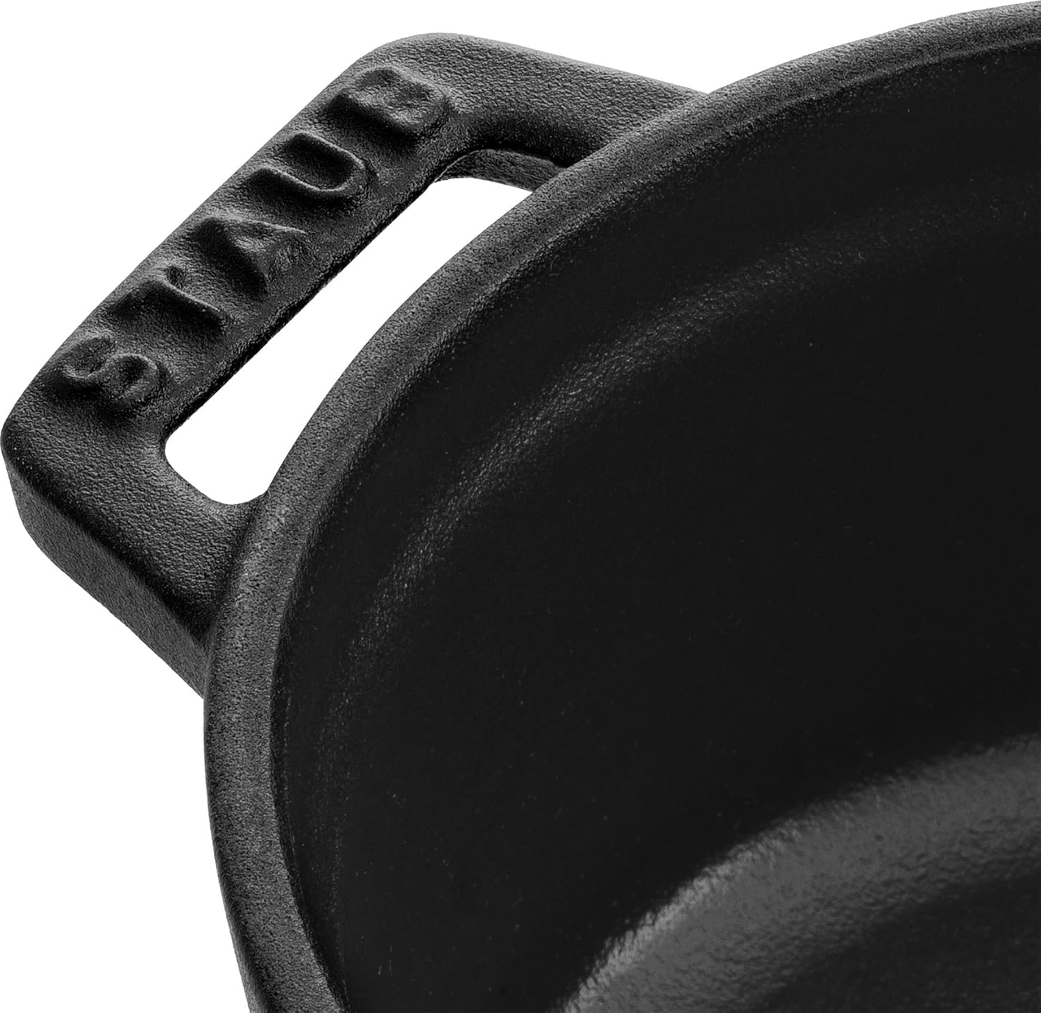 STAUB Garnek żeliwny, okrągły 28 cm, 6,7 L, Czarny