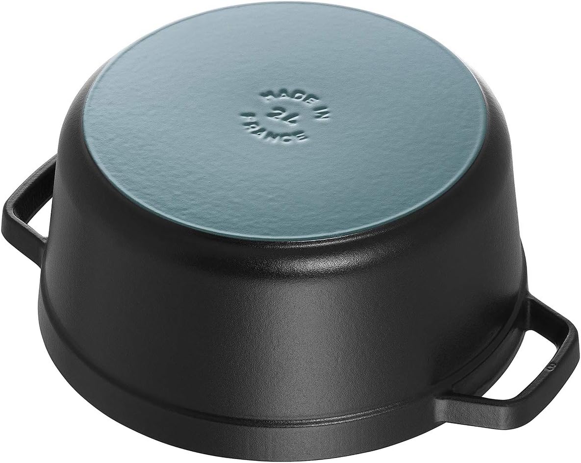 STAUB Garnek żeliwny, okrągły 28 cm, 6,7 L, Czarny