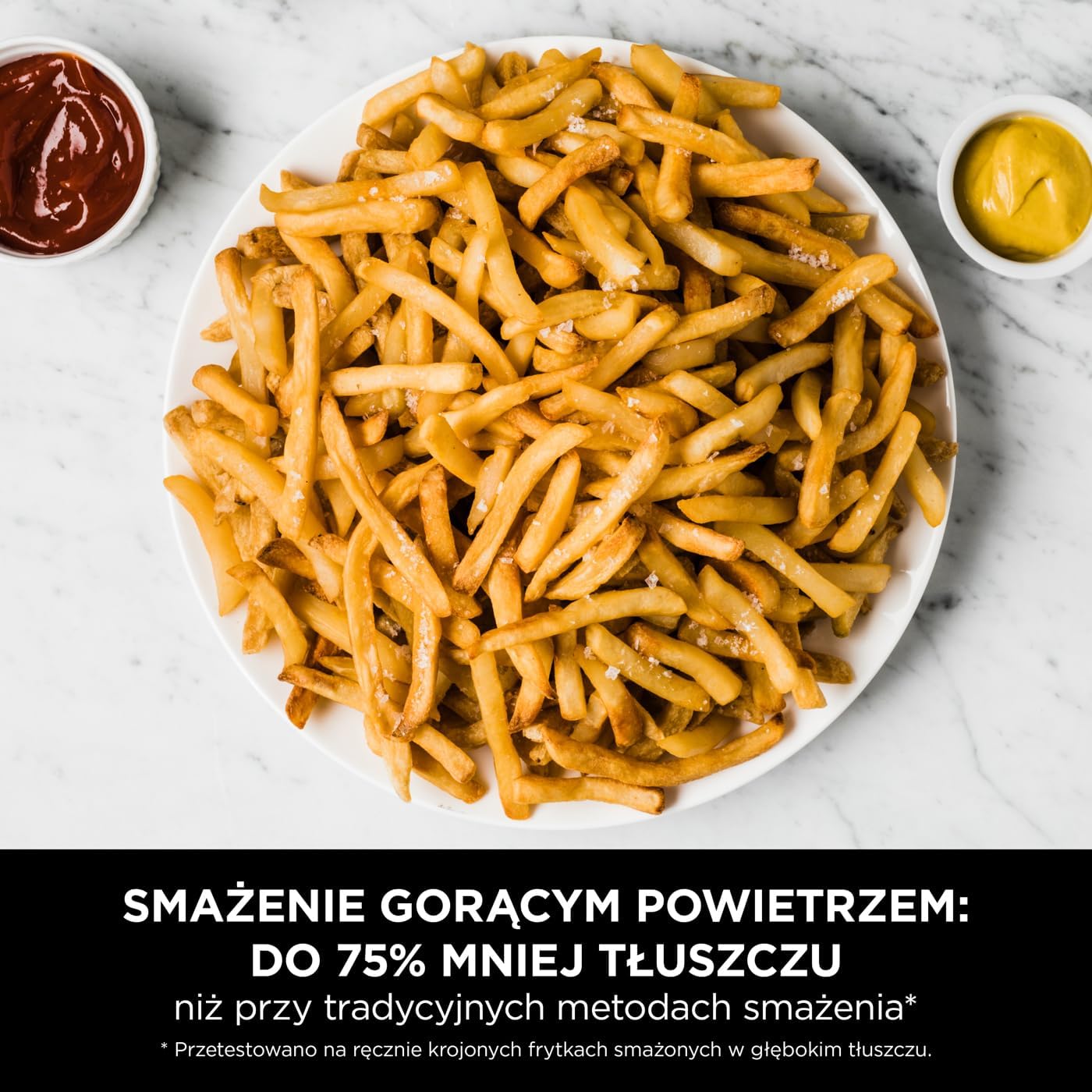 Ninja Foodi MAX Dual Zone Frytkownica beztłuszczowa z 2 szufladami, 9,5 l, kosz nieprzywierający nadaje sie do zmywarki, na 8 porcji, miedziano/czarna, 6 w 1, amazon exclusive, AF400EUCP