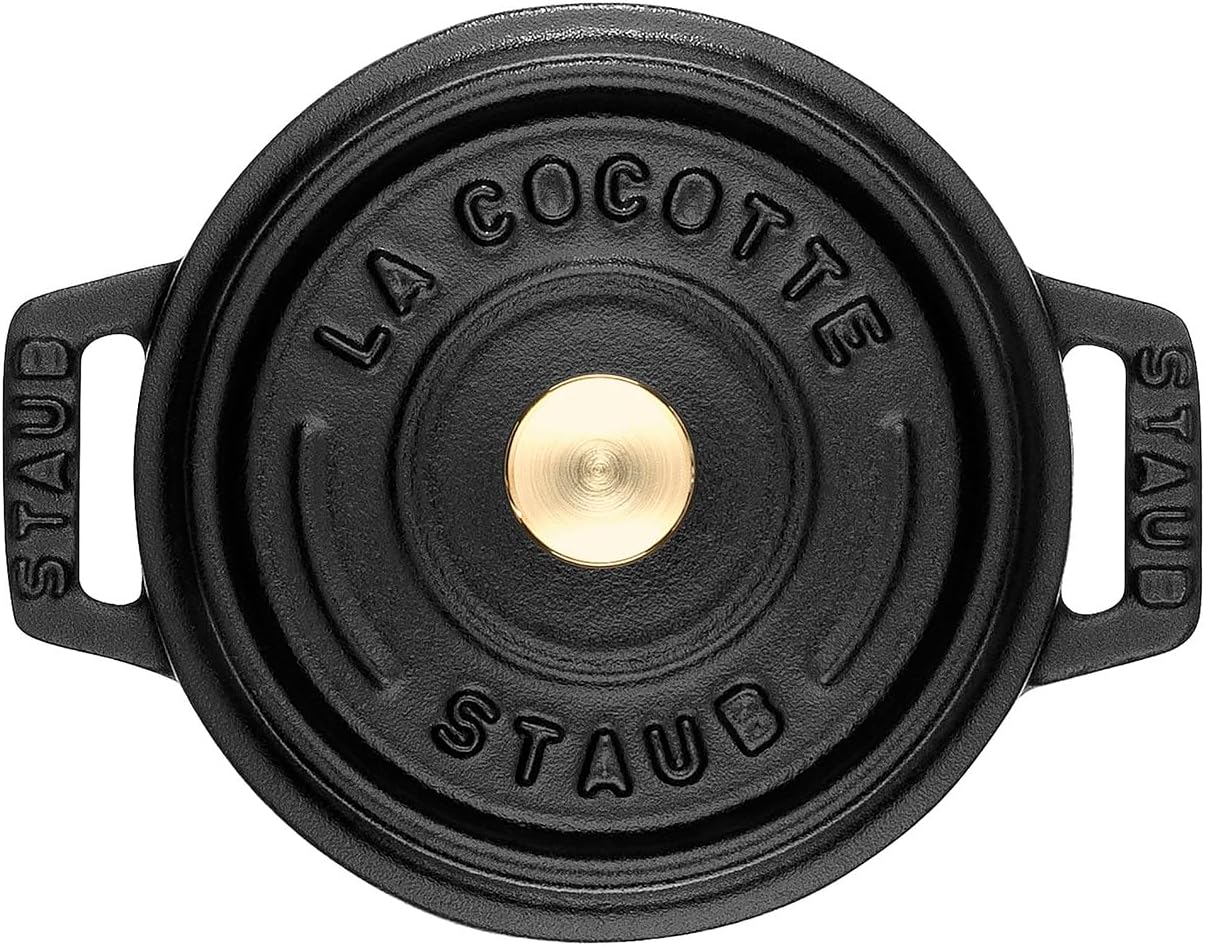 STAUB Garnek żeliwny, okrągły 28 cm, 6,7 L, Czarny