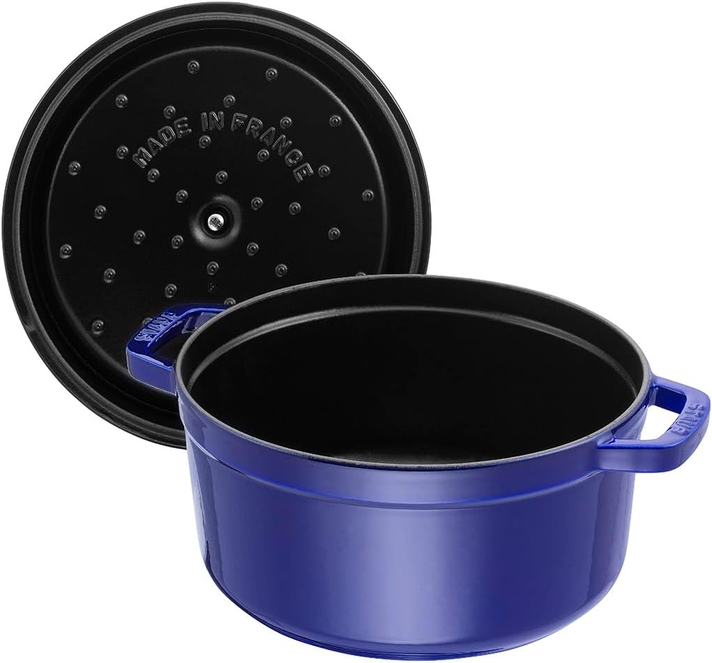 STAUB Garnek żeliwny, okrągły 28 cm, 6,7 L, Czarny