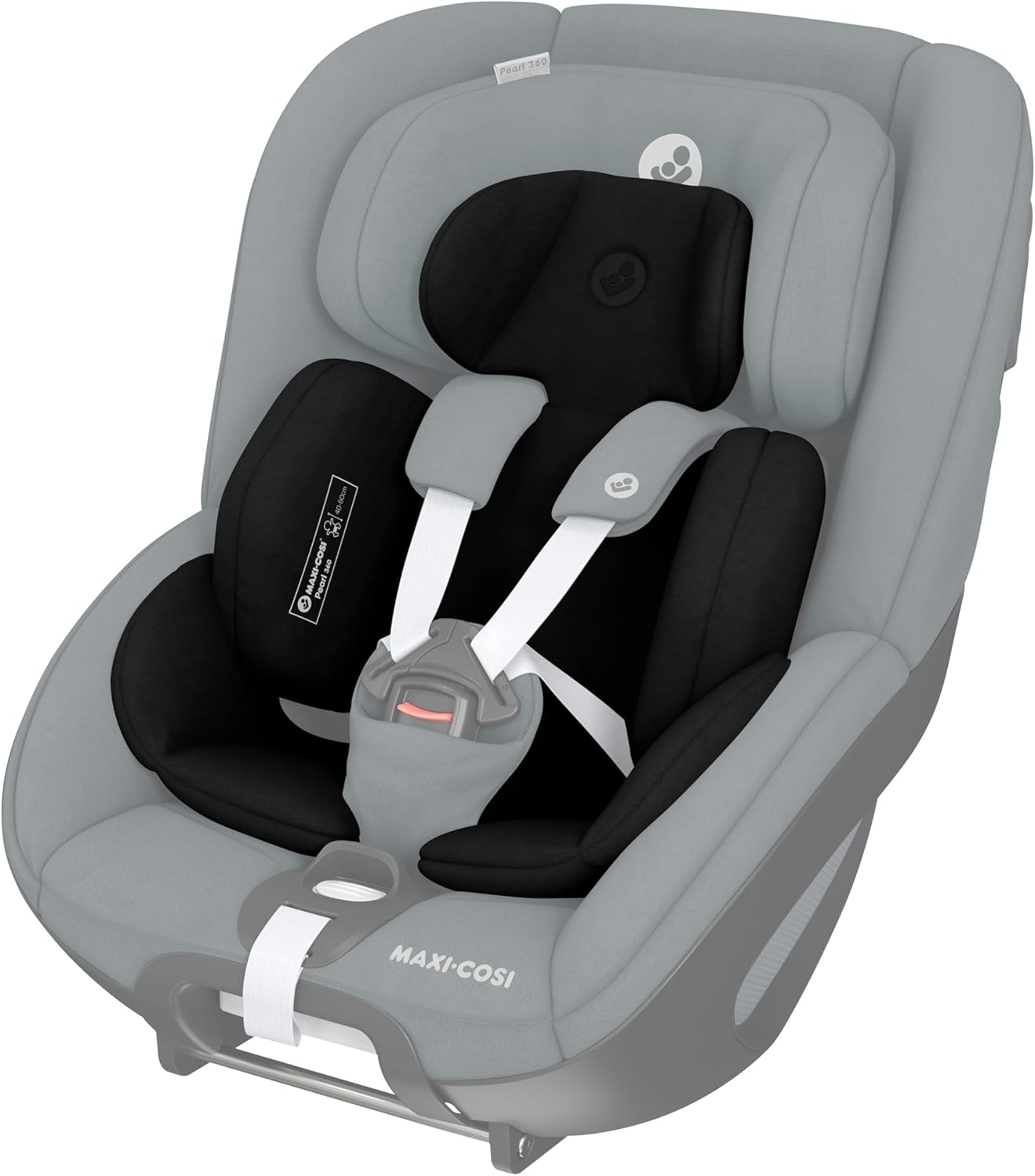 Maxi-Cosi Pearl 360 dla niemowlaka i-Size, Fotelik samochodowy obrotowy 360, od 3 miesięcy do 4 lat (61–105 cm), Obracanie jedną ręką, ClimaFlow, Uprząż z systemem Easy-In, G-CELL, Authentic Graphite