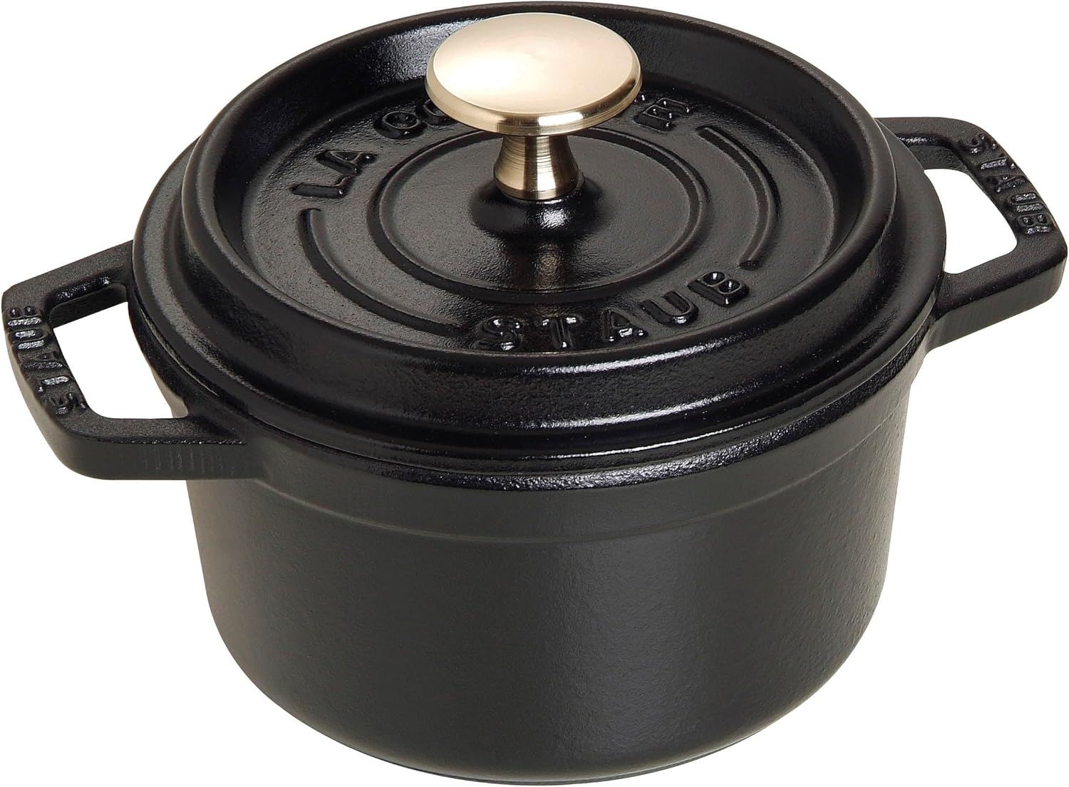 STAUB Garnek żeliwny, okrągły 28 cm, 6,7 L, Czarny