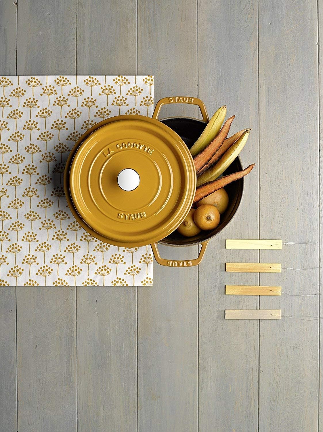 STAUB Garnek żeliwny, okrągły 28 cm, 6,7 L, Czarny