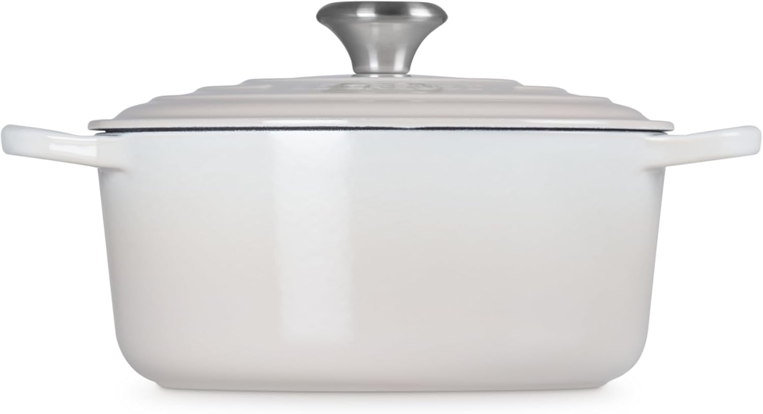 Le Creuset Signature żeliwne naczynie do pieczenia z pokrywką, Ø 26 cm, okrągłe, nadaje się do wszystkich rodzajów kuchenek i kuchenek indukcyjnych, pojemność: 5,3 l, 5,135 kg, kolor czerwony