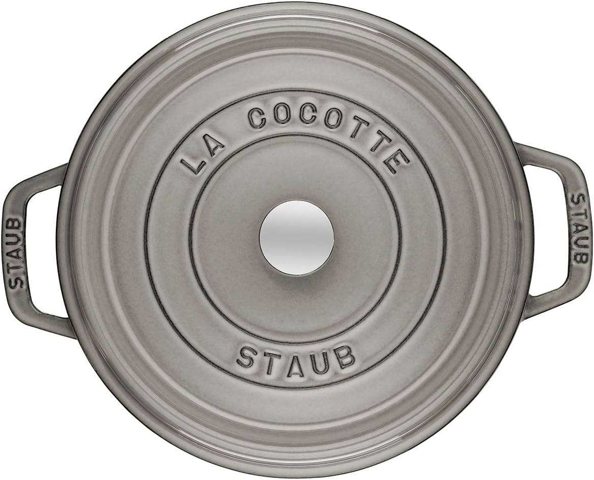 STAUB Garnek żeliwny, okrągły 28 cm, 6,7 L, Czarny