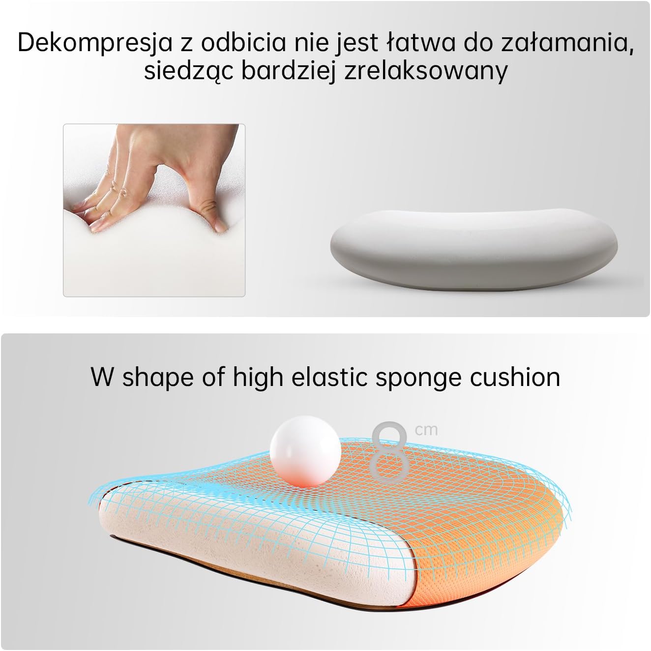 SIHOO Ergonomiczne krzesło biurowe, komputerowe krzesło biurowe z regulowanym podparciem lędźwiowym i zagłówkiem, oddychające siatkowe krzesło do gier z wygodną grubą poduszką i regulowanymi podłokietnikami, krzesło obrotowe do nauki w domu (czarne)