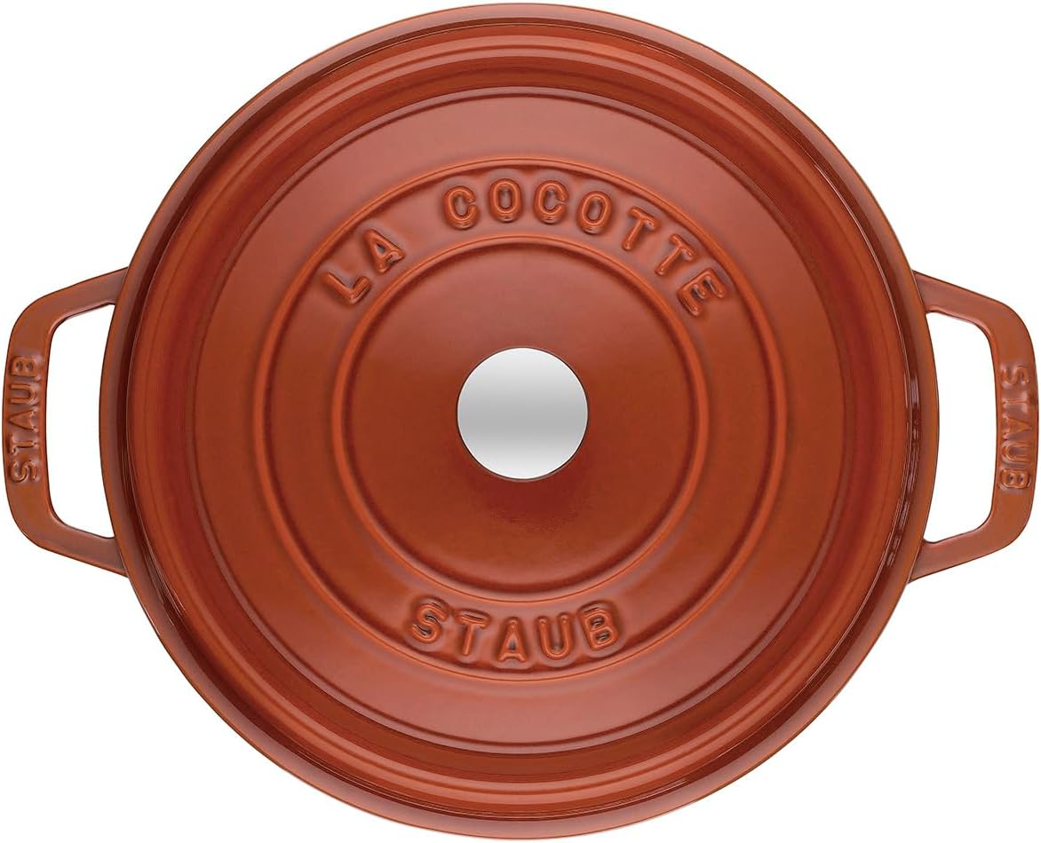 STAUB Garnek żeliwny, okrągły 28 cm, 6,7 L, Czarny