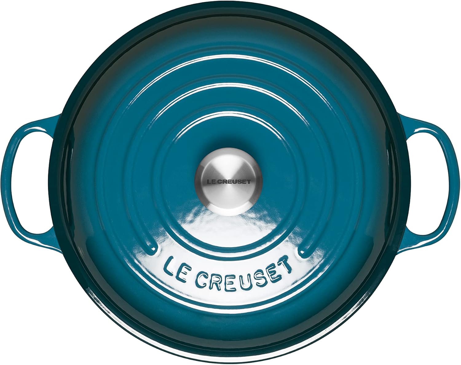 Le Creuset Signature żeliwny garnek Gourmet, okrągły, Ø 30 cm, 3,5 l, do wszystkich rodzajów kuchenek włącznie z indukcyjnymi, 5,55 kg, czerwony piec