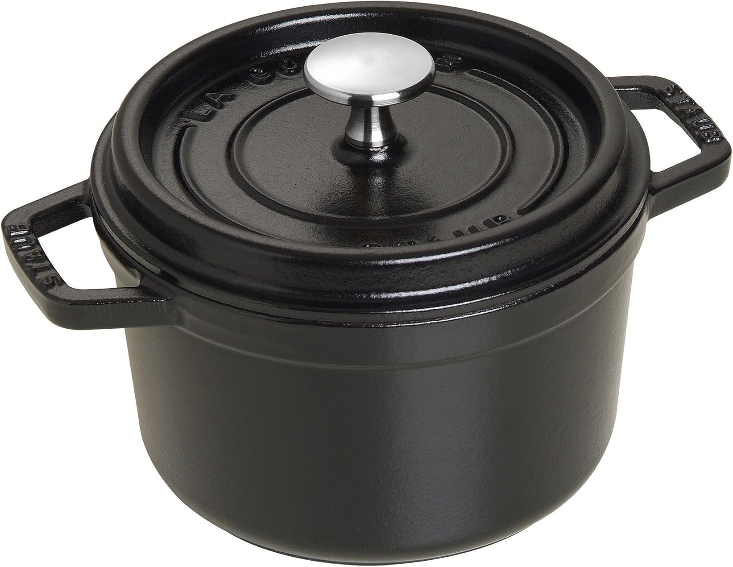 STAUB Garnek żeliwny, okrągły 28 cm, 6,7 L, Czarny