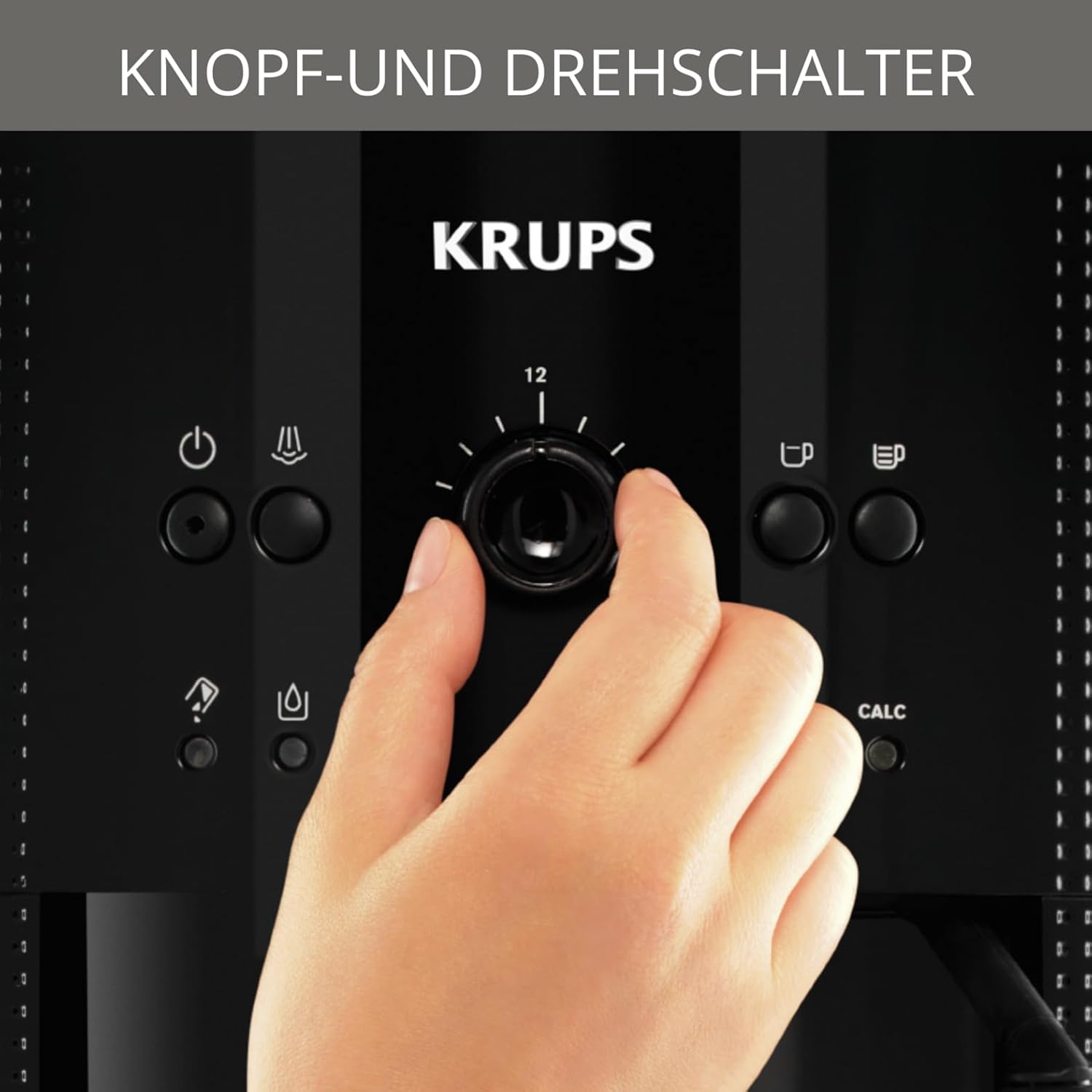 Krups Arabica Picto Ea8105 Ekspres do Kawy, Biały/Czarny, 1450 WW 230 VV