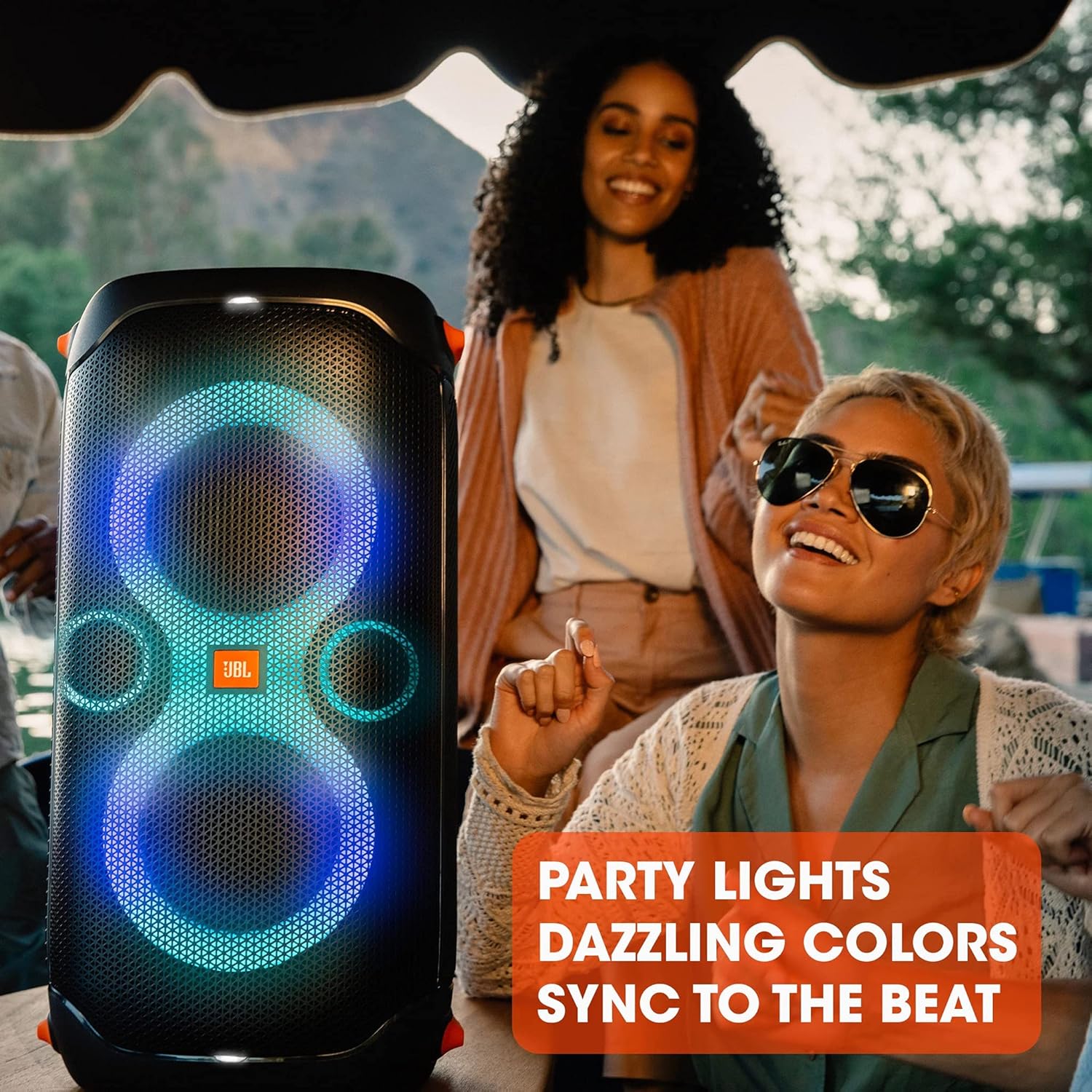 Jbl Partybox 110 JBLPARTYBOX110EU Głośnik Bluetooth, Czarny, 24 x 69 x 2,5 cm