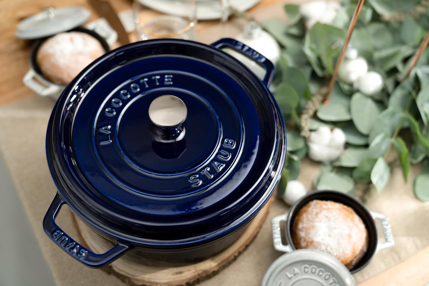 STAUB Garnek żeliwny, okrągły 28 cm, 6,7 L, Czarny