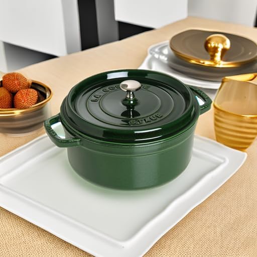 STAUB Garnek żeliwny, okrągły 28 cm, 6,7 L, Czarny