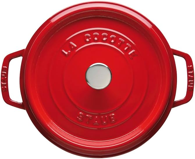 STAUB Garnek żeliwny, okrągły 28 cm, 6,7 L, Czarny