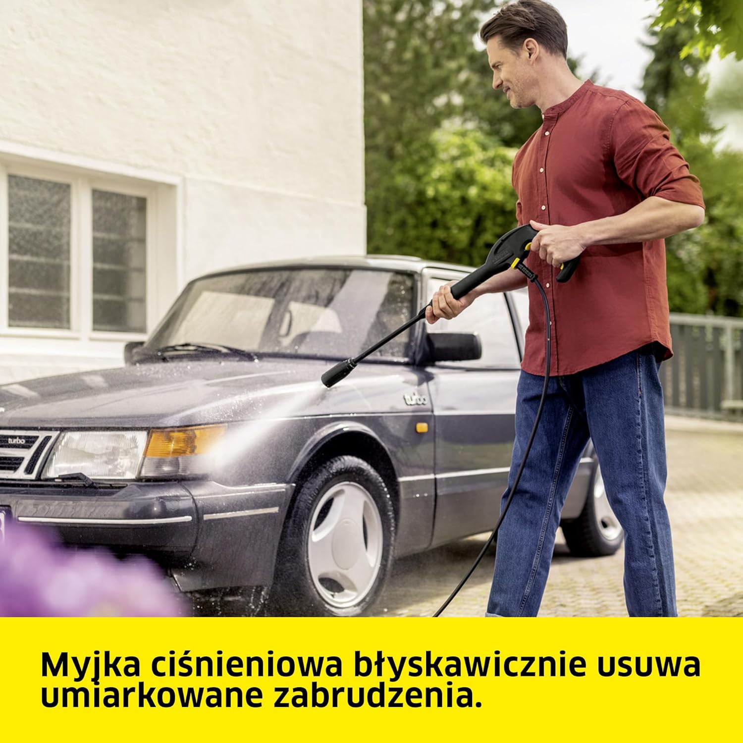 Kärcher myjka ciśnieniowa K 4 Power Control Flex Home, 130 bar, 420 l/h, powierzchnia: 30 m²/h, filtr wody, waga: 11,5 kg, pistolet ciśnieniowy, lanca rotacyjna, dysza strumieniowa, zestaw domowy