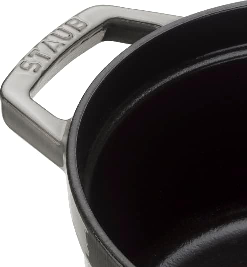 STAUB Garnek żeliwny, okrągły 28 cm, 6,7 L, Czarny