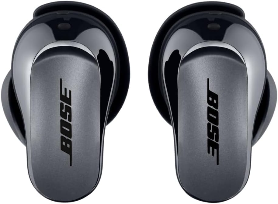 Bose QuietComfort Ultra bezprzewodowe słuchawki douszne Bluetooth, wireless z redukcją szumów, dźwiękiem przestrzennym i światowej klasy systemem redukcji hałasu, Czarny
