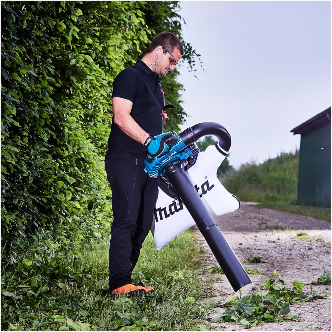 Makita DUB363ZV Dmuchawa/Odkurzacz do Liści, 2x18V, Wielokolorowy, 83.6 x 19.3 x 41.5 cm