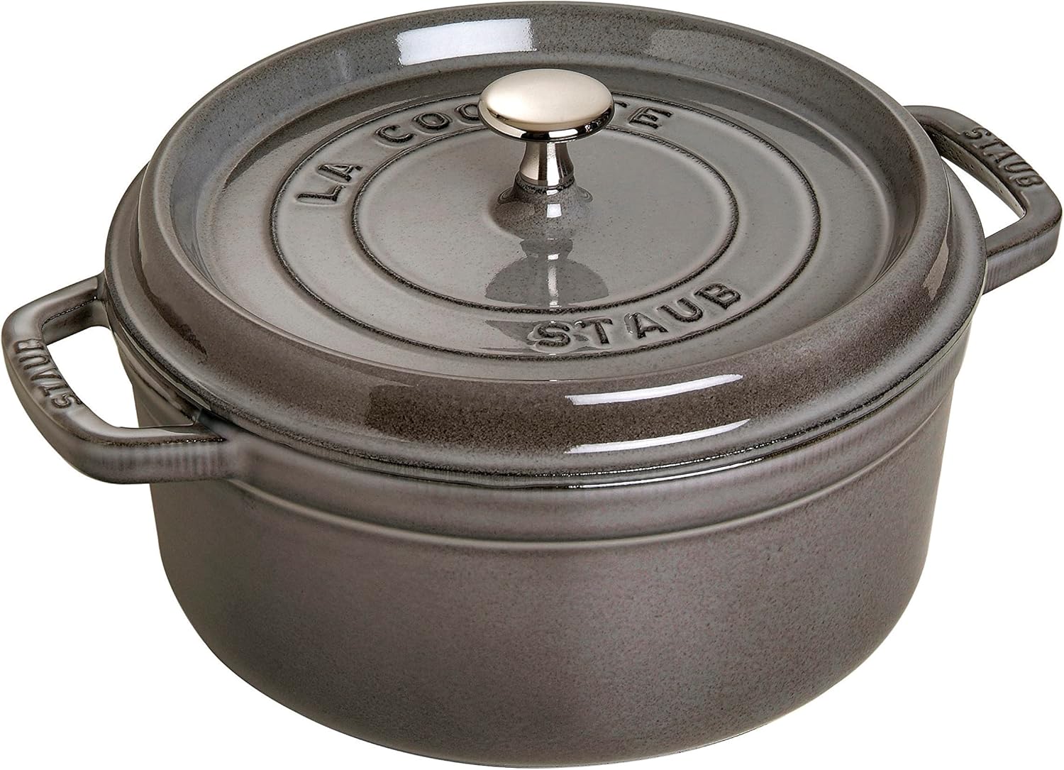 STAUB Garnek żeliwny, okrągły 28 cm, 6,7 L, Czarny