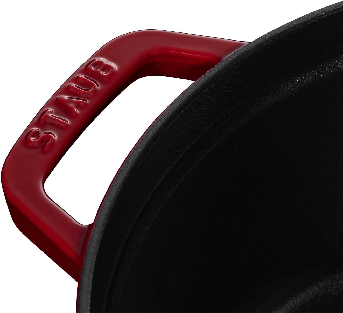 STAUB Garnek żeliwny, okrągły 28 cm, 6,7 L, Czarny