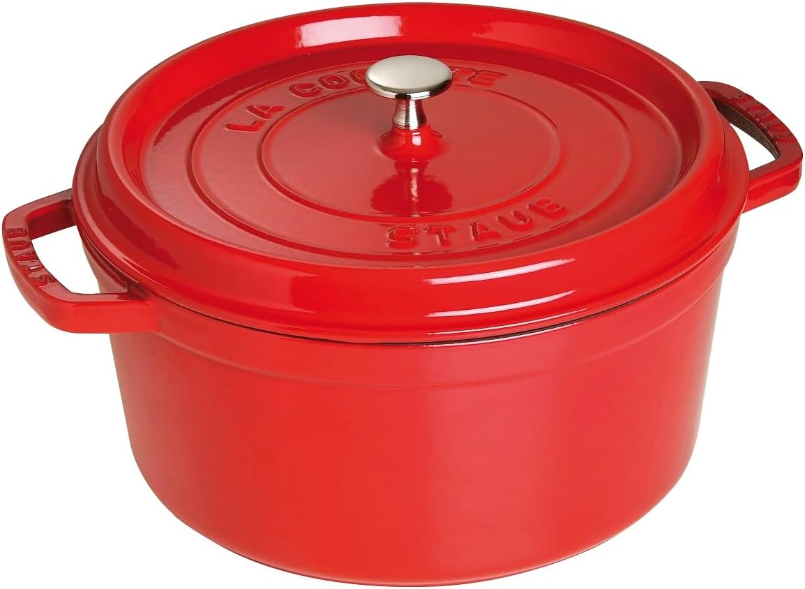 STAUB Garnek żeliwny, okrągły 28 cm, 6,7 L, Czarny