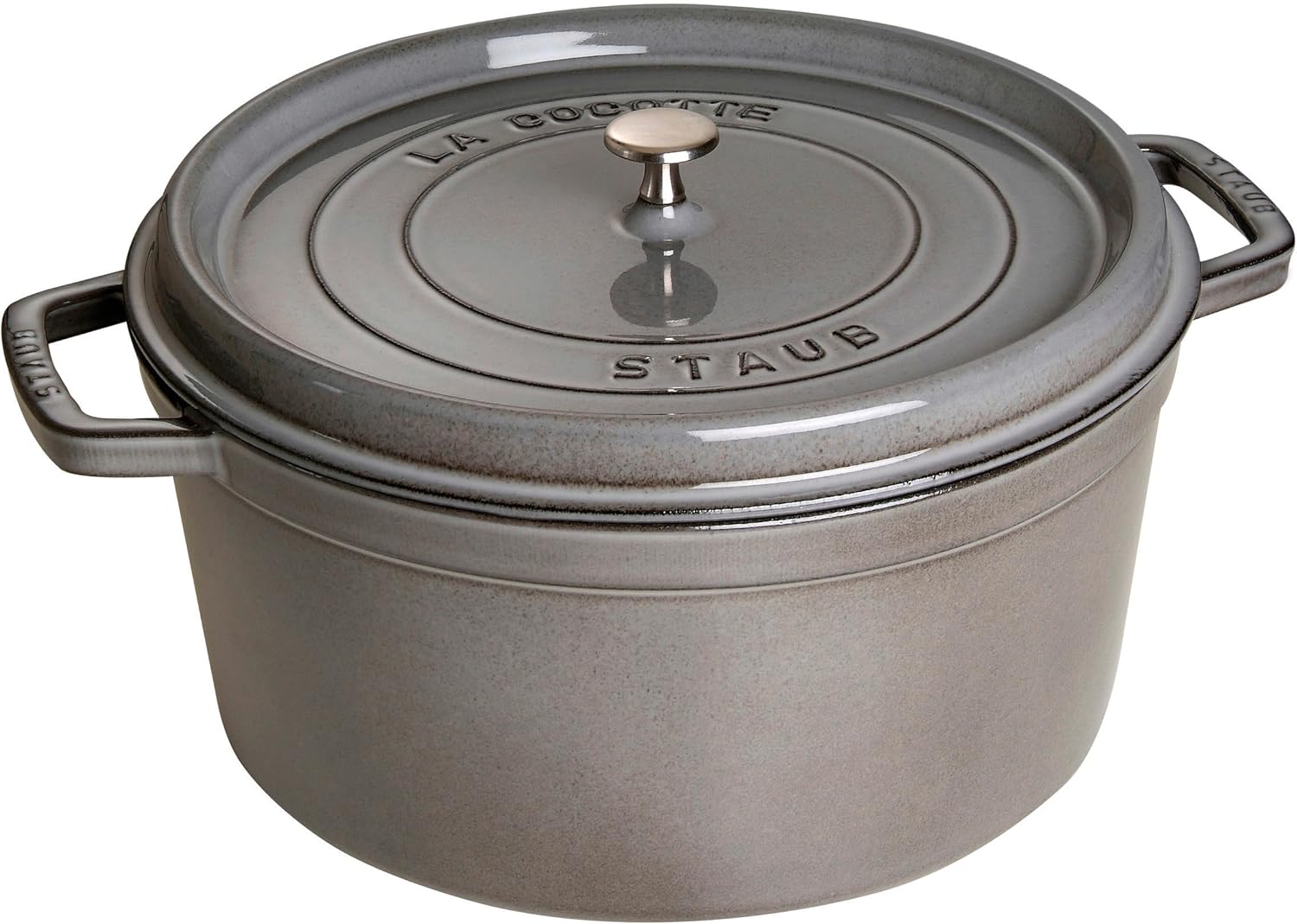 STAUB Garnek żeliwny, okrągły 28 cm, 6,7 L, Czarny