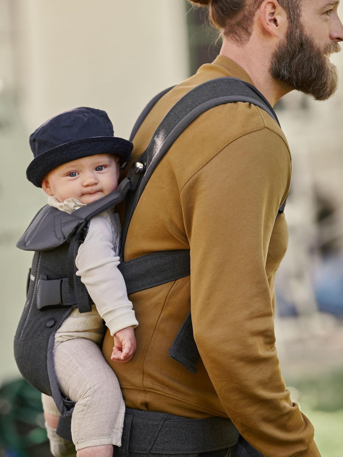 BabyBjörn Nosidełko dla niemowląt One Air, siatka 3D, szaro-beżowe