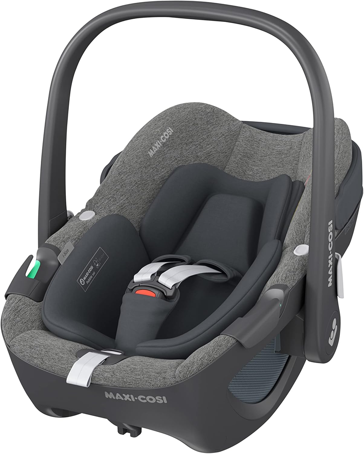 Maxi-Cosi Pearl 360 dla niemowlaka i-Size, Fotelik samochodowy obrotowy 360, od 3 miesięcy do 4 lat (61–105 cm), Obracanie jedną ręką, ClimaFlow, Uprząż z systemem Easy-In, G-CELL, Authentic Graphite