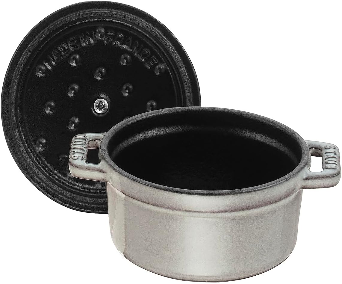 STAUB Garnek żeliwny, okrągły 28 cm, 6,7 L, Czarny