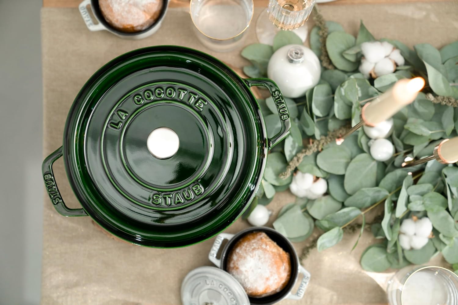 STAUB Garnek żeliwny, okrągły 28 cm, 6,7 L, Czarny