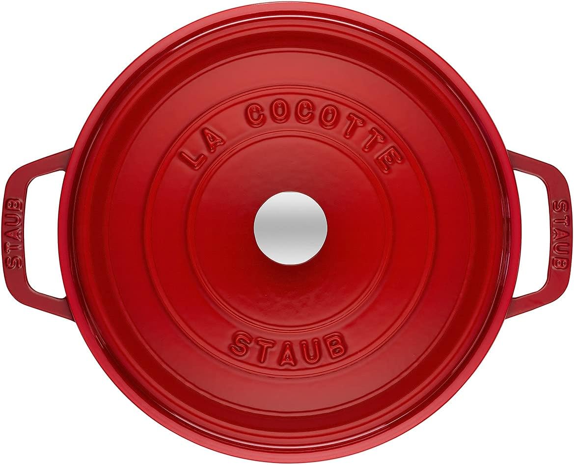 STAUB Garnek żeliwny, okrągły 28 cm, 6,7 L, Czarny