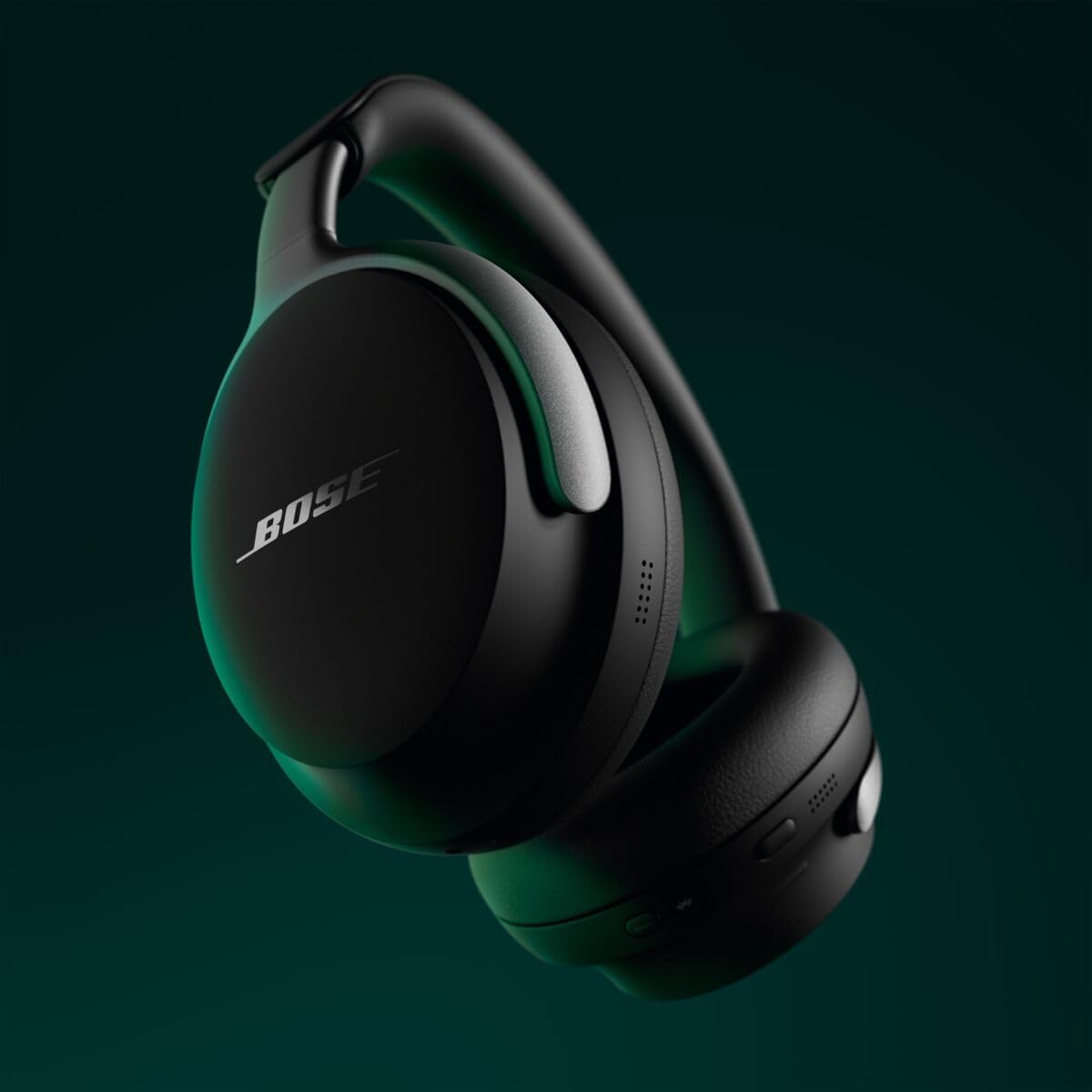 Bose QuietComfort Ultra Słuchawki bezprzewodowe z redukcją szumów i dźwiękiem przestrzennym, słuchawki nauszne z mikrofonem, do 24 godzin pracy na akumulatorze, Czarny