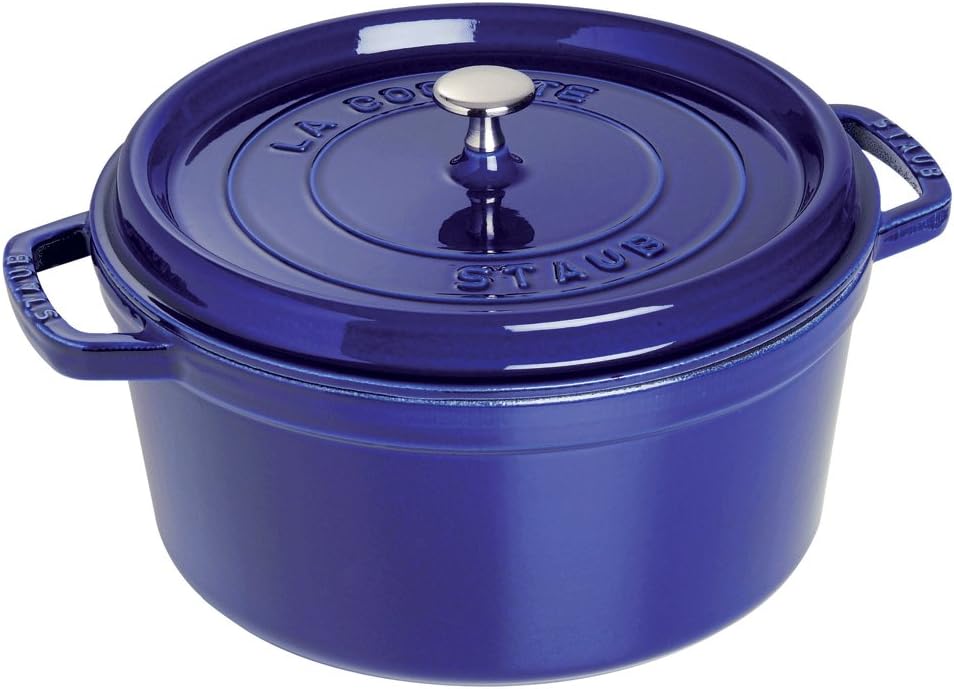 STAUB Garnek żeliwny, okrągły 28 cm, 6,7 L, Czarny